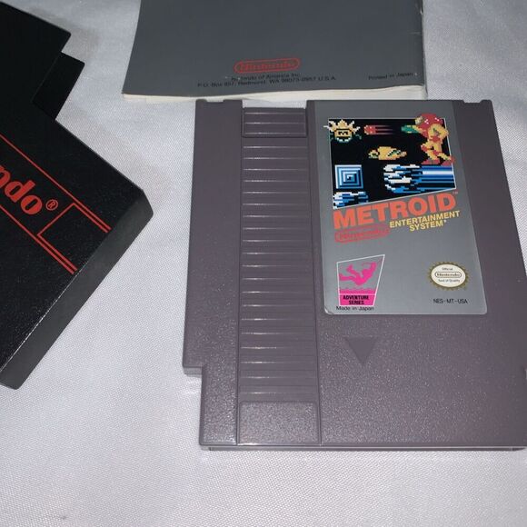 Metroid NES Nintendo Game (Nintendo Entertainment System, 1987) Manual & Case - Picture 8 of 8
